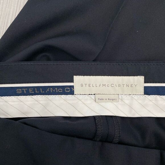 Stella McCartney Vivian Wool Skinny Zip-Cuff Pants in Black Size 42 - Picture 11 of 12